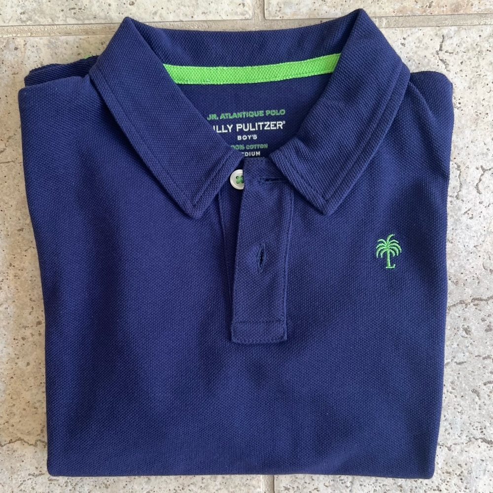 Lilly Pulitzer Boys Jr. Atlantique Polo